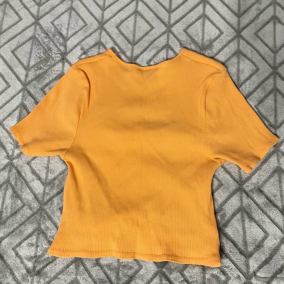 Orange Cut Out Top - Picture 2 of 3